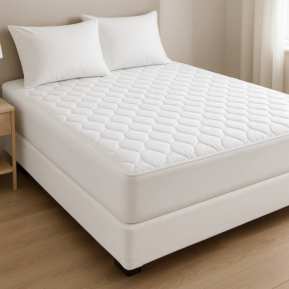 Cotton Bay Essential King Mattress Pad Fitted 78" X 80" Case Of 8