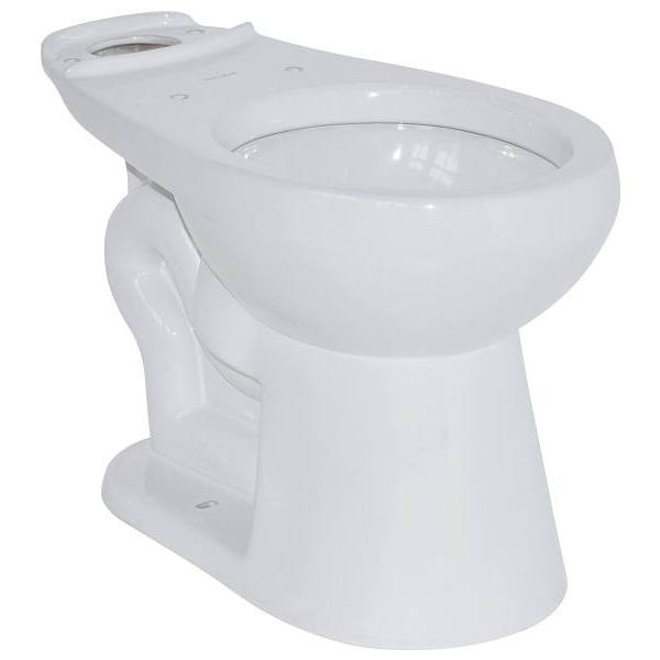 Seasons 1.28 Or 1.6 GPF Round Toilet Bowl, White, ADA