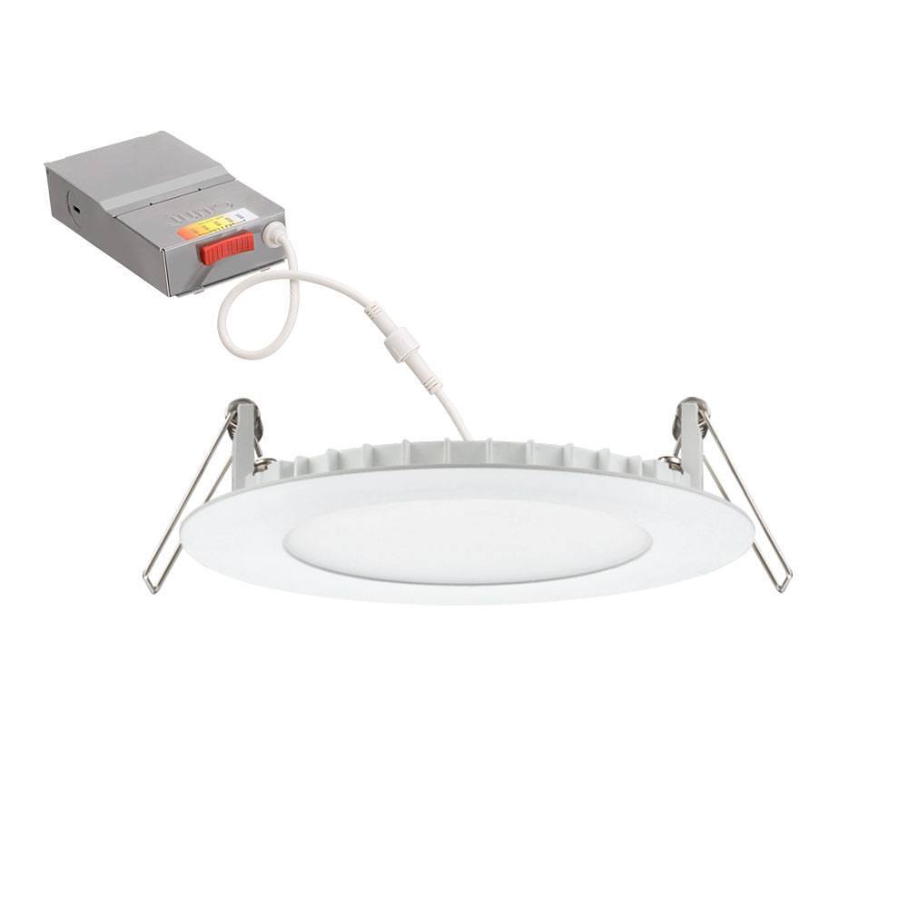 Juno 4" Wafer-Thin Led Downlight, Switchable Cct 27/30/35/40/50k Wh
