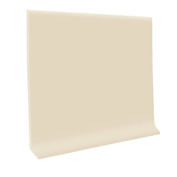 Roppe Vinyl Wallbase Cove 4inx48in Almond Case Of 16