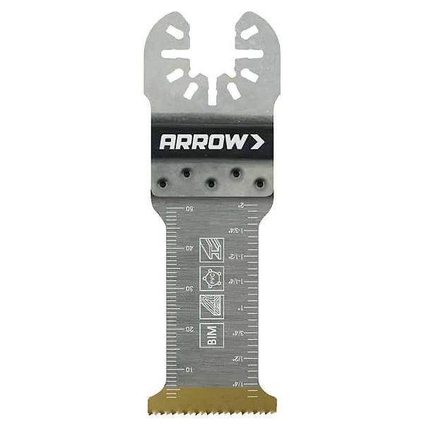 Arrow Titanium Plunge Cut Metal Blade, 1-1/4", Package Of 3