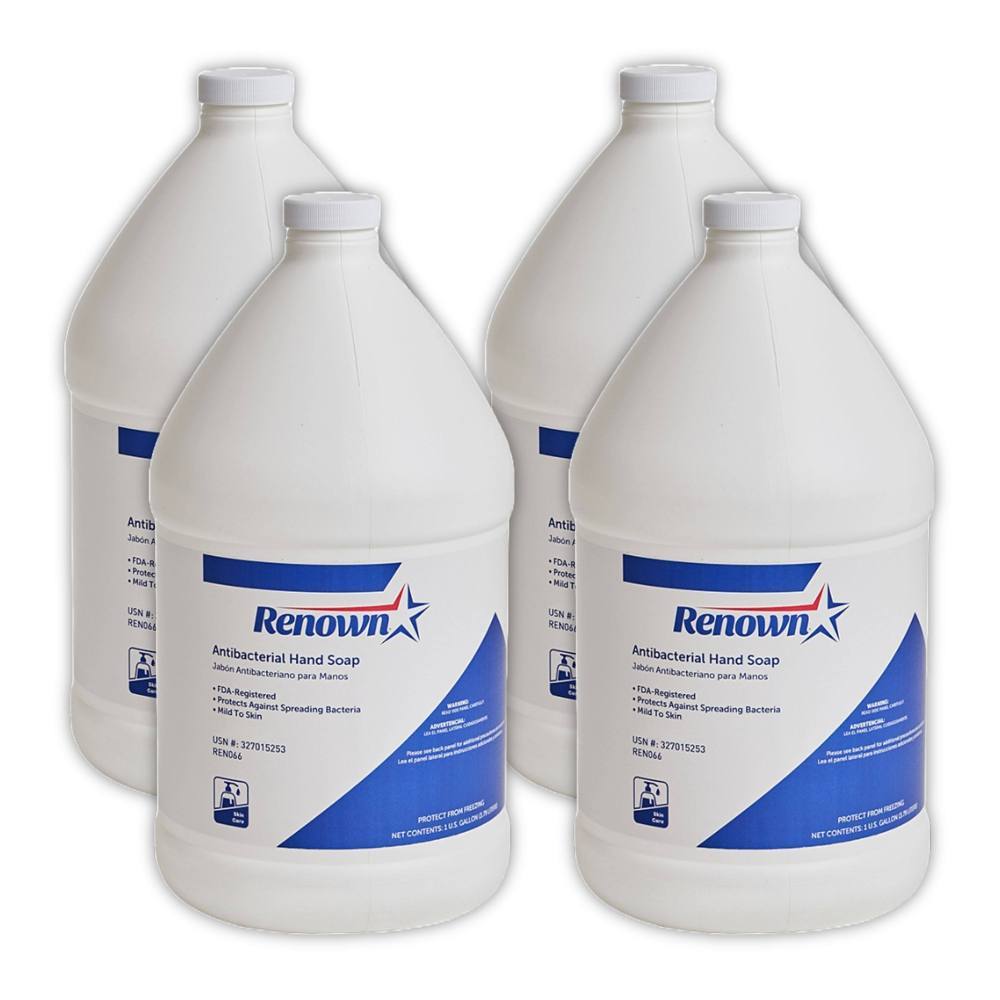 Renown Antibacterial Hand Soap, Case Of 4