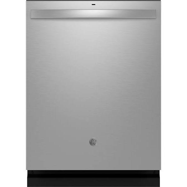 GE ENERGY STAR 24 In. Top Control SmartHQ Dishwasher With Ss Interior, Sanitize Cycle, Dry Boost, Stainless Steel