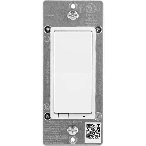 Hubbell Wiring® Idevices Single Pole/Multiway Zwave Smart Decorator Dimmer