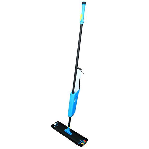 Impact Mopster 2.0 Bucketless Handle 18", Black And Blue