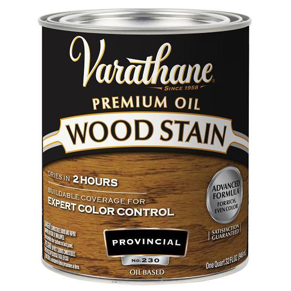 Rust-Oleum Varathane® Premium Wood Stain, Provincial, 1 Quart, Case Of 2