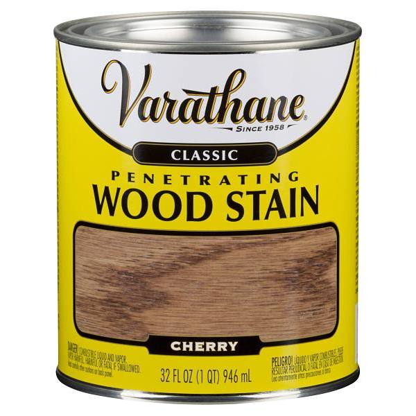 Rust-Oleum Varathane® Penetrating Wood Stain, Cherry, 1 Quart, Case Of 2