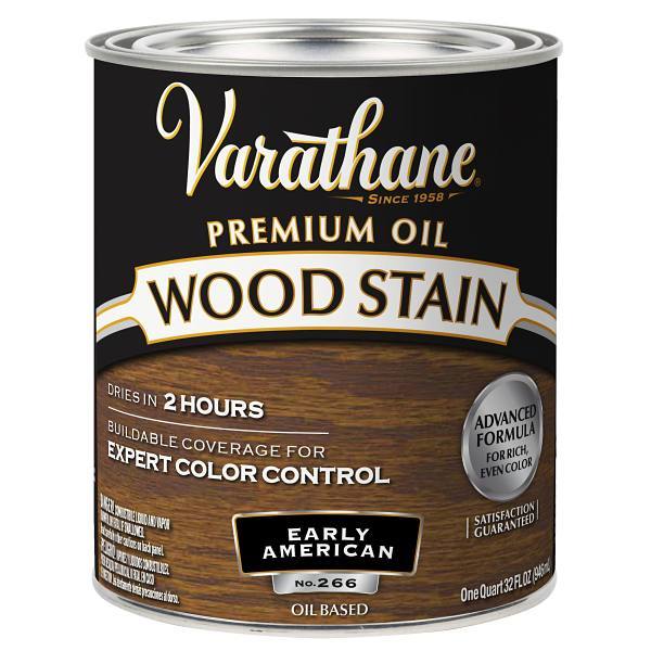 Rust-Oleum Varathane® Premium Wood Stain, Early American, 1 Quart, Case Of 2