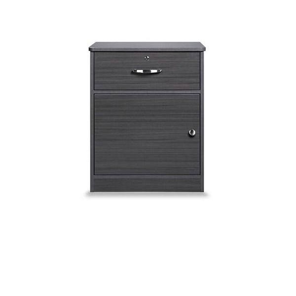 Medacure Nightstand 1 Drawer/1 Door In Coastal Grey