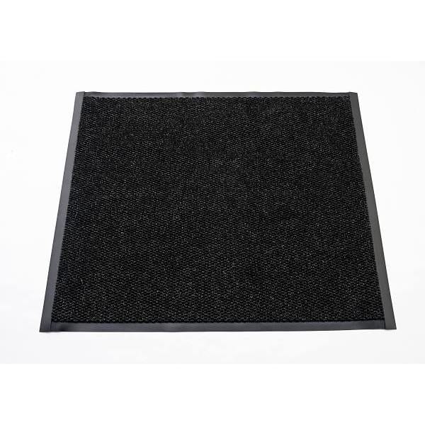 Mat, Inc. Berber Vinyl Backed 3'X8' Charcoal
