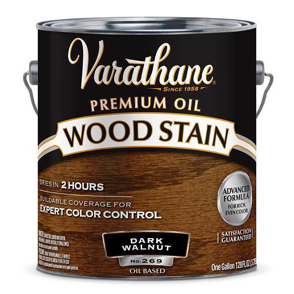 Rust-Oleum Varathane® Premium Wood Stain, Dark Walnut, 1 Gallon, Case Of 2