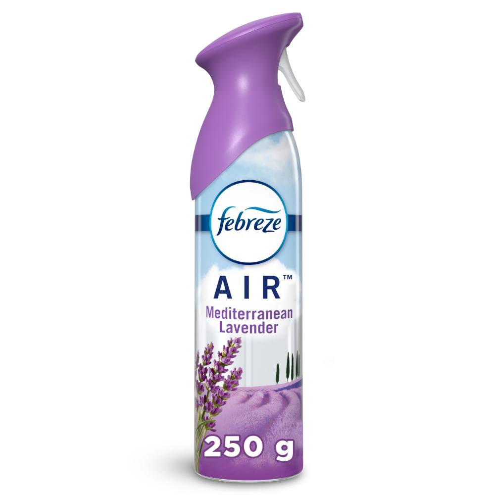 Febreze Air Freshener Spray, Mediterranean Lavender Scent, 8.8 Oz, Case Of 6