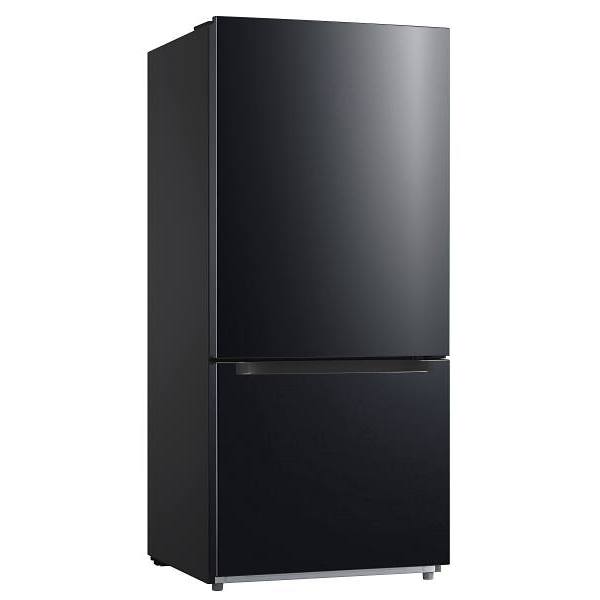 Seasons ENERGY STAR 18.7 cu. ft. 30 In. Bottom-Freezer Refrigerator With Ice Maker, Black, ADA