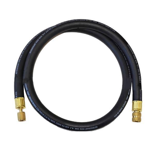 JB Industries 1/2 Heavy-Duty Black Fast Evacuation Hose 48 Inches
