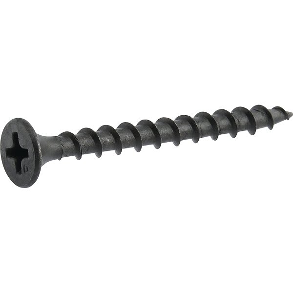 800-Pack #10 X 4" Phillips Bugle Head Drywall Screws - Coarse Thread, Plain Black