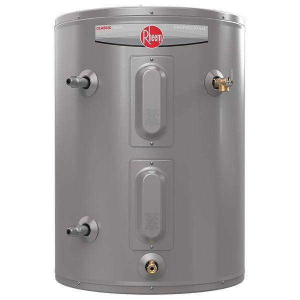 Rheem Professional Classic 28 Gal. Lowboy 6-Year 240-Volt 4500-Watt Electric Tank Water Heater With Side Connections