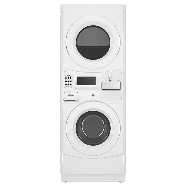 Whirlpool ENERGY STAR Commercial Laundry Center, 3.1 cu. ft. Washer And 6.7 cu. ft. Gas Dryer, Coin Drop Box