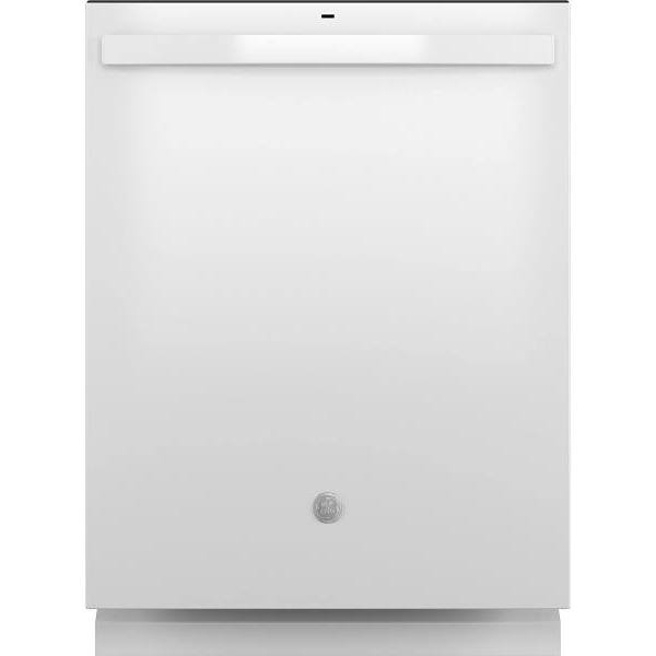 GE ENERGY STAR 24 In. Top Control SmartHQ Dishwasher With Plastic Interior, Sanitize Cycle, Dry Boost, White