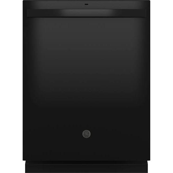 GE ENERGY STAR 24 In. Top Control SmartHQ Dishwasher With Plastic Interior, Sanitize Cycle, Dry Boost, Black