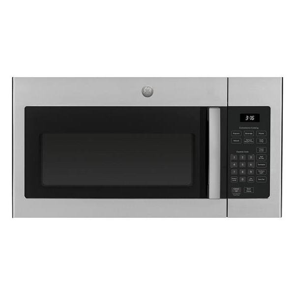GE® 1.6 cu. ft. Over The Range Convertible Top Vent Microwave, Stainless Steel