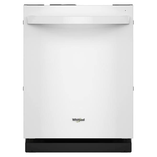 Whirlpool ENERGY STAR 24 In. Top Control Dishwasher With Stainless Steel Interior And 3rd Rack, White, ADA