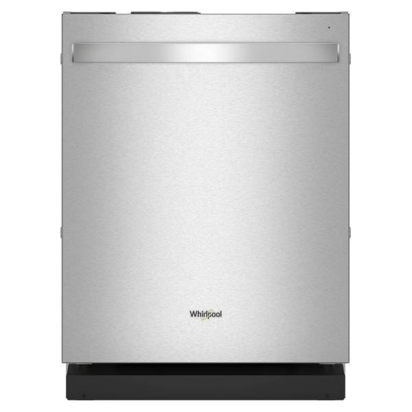 Whirlpool ENERGY STAR 24 In. Top Control Dishwasher With Stainless Steel Interior And 3rd Rack, Stainless Steel, ADA