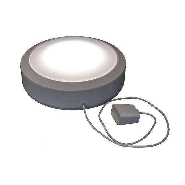American Tack & Hardware LED Pull String Utility Light, 4000k, White