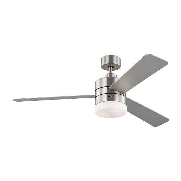 Generation Lighting Era 52" LED Silver Ceiling Fan With Reversible Blades