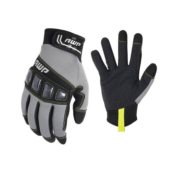 Awp® Heavy-Duty Carbon Knuckle Impact Protection Work Gloves - X-Large