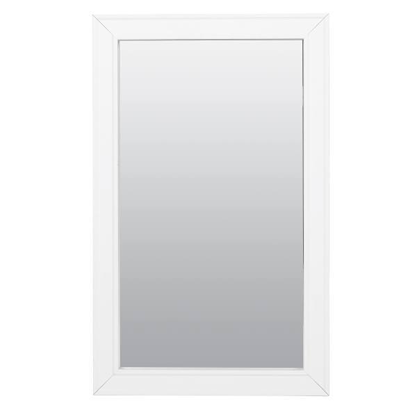 Zenna Professional Recess Medicine Cabinet With Mirror, 16.25" X 26.25", White