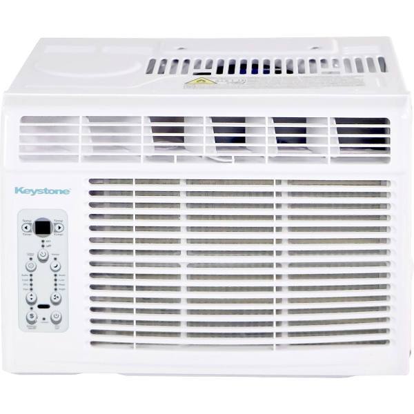 Keystone 10,000 BTU Window-Mounted Air Conditioner With Follow Me Lcd Remote Control