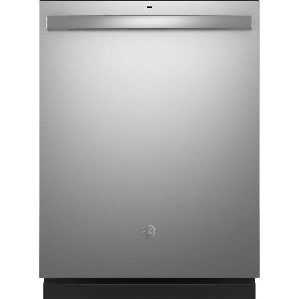 GE ENERGY STAR 24 In. Top Control SmartHQ  Dishwasher With Plastic Interior, Sanitize Cycle, Dry Boost, Stainless Steel
