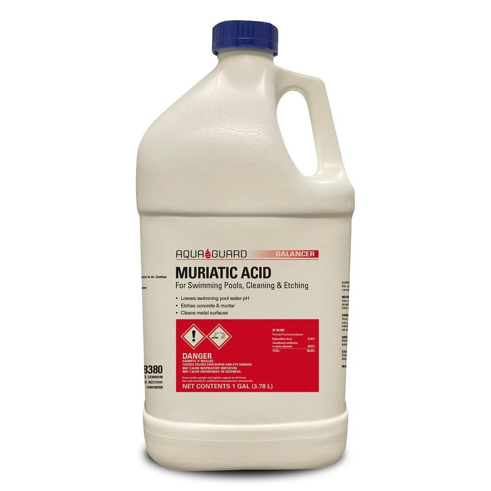 Aquaguard Muriatic Acid, 1 Gal. Case Of 2