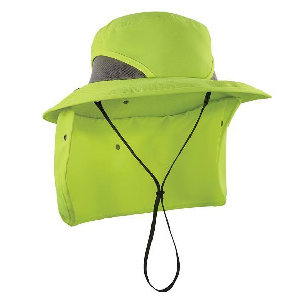 Ergodyne 8934 S/M Lime Ranger Hat Neck Shade
