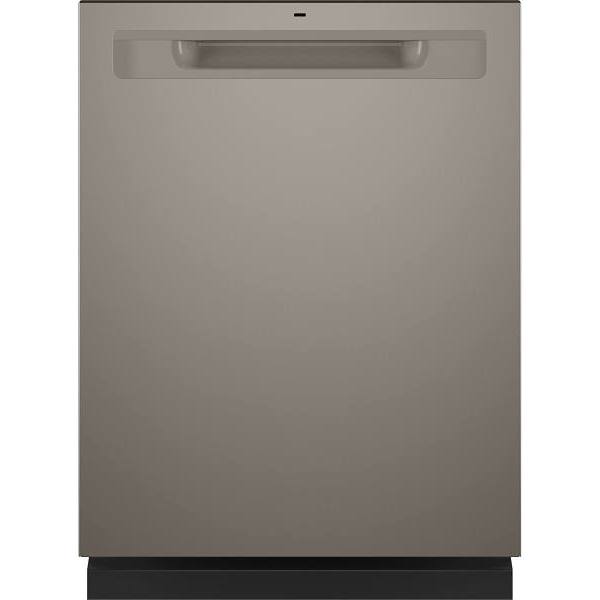 GE ENERGY STAR 24 In. Top Control SmartHQ Dishwasher With Plastic Interior, Sanitize Cycle, Dry Boost, Slate