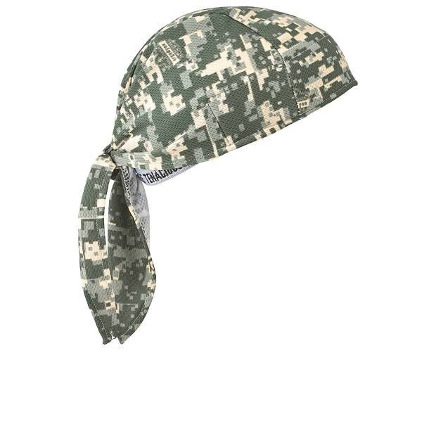Ergodyne 6615 Camo High-Performance Terry Cloth Bandana Tie Case Of 6