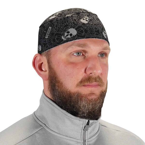 Ergodyne 6630 Skulls High-Performance Terry Cloth Skull Cap Case Of 6