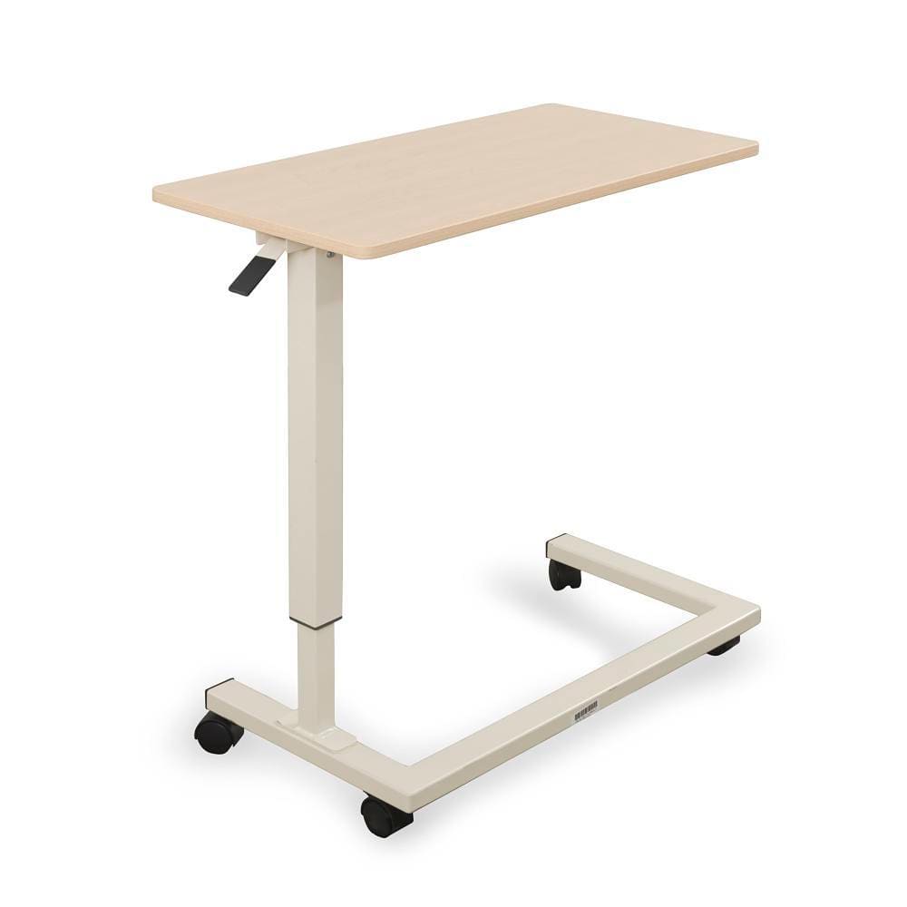 Medacure® Overbed Table U Base Adjustable Height Range 28"-45" Maple