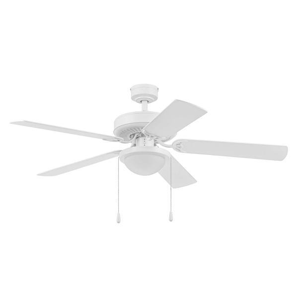 Generic Private Brand Rosemont 52" Dual Mount Ceiling Fan, White
