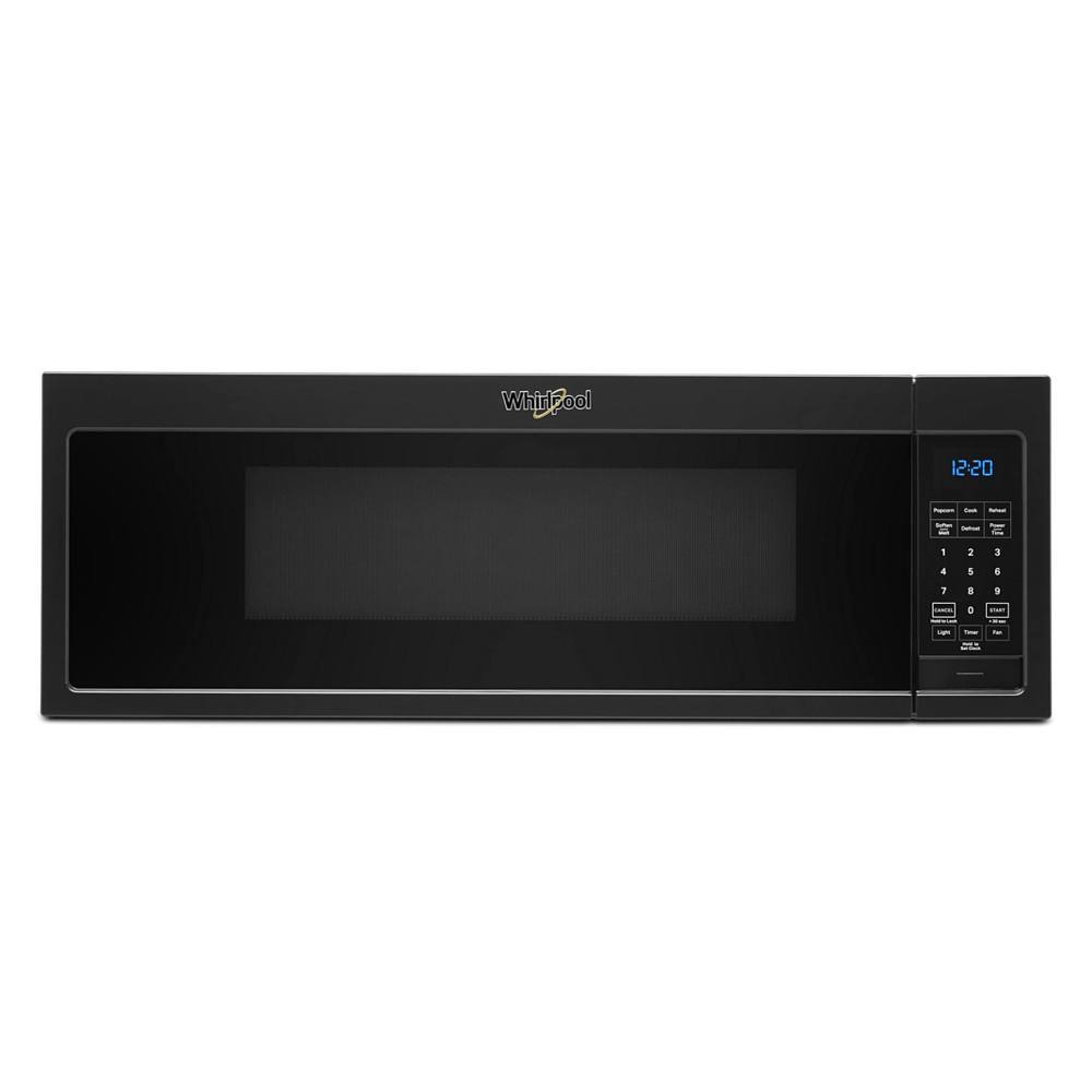 Whirlpool 1.1 cu. ft. Over The Range Convertible Microwave, Low Profile Design, Black