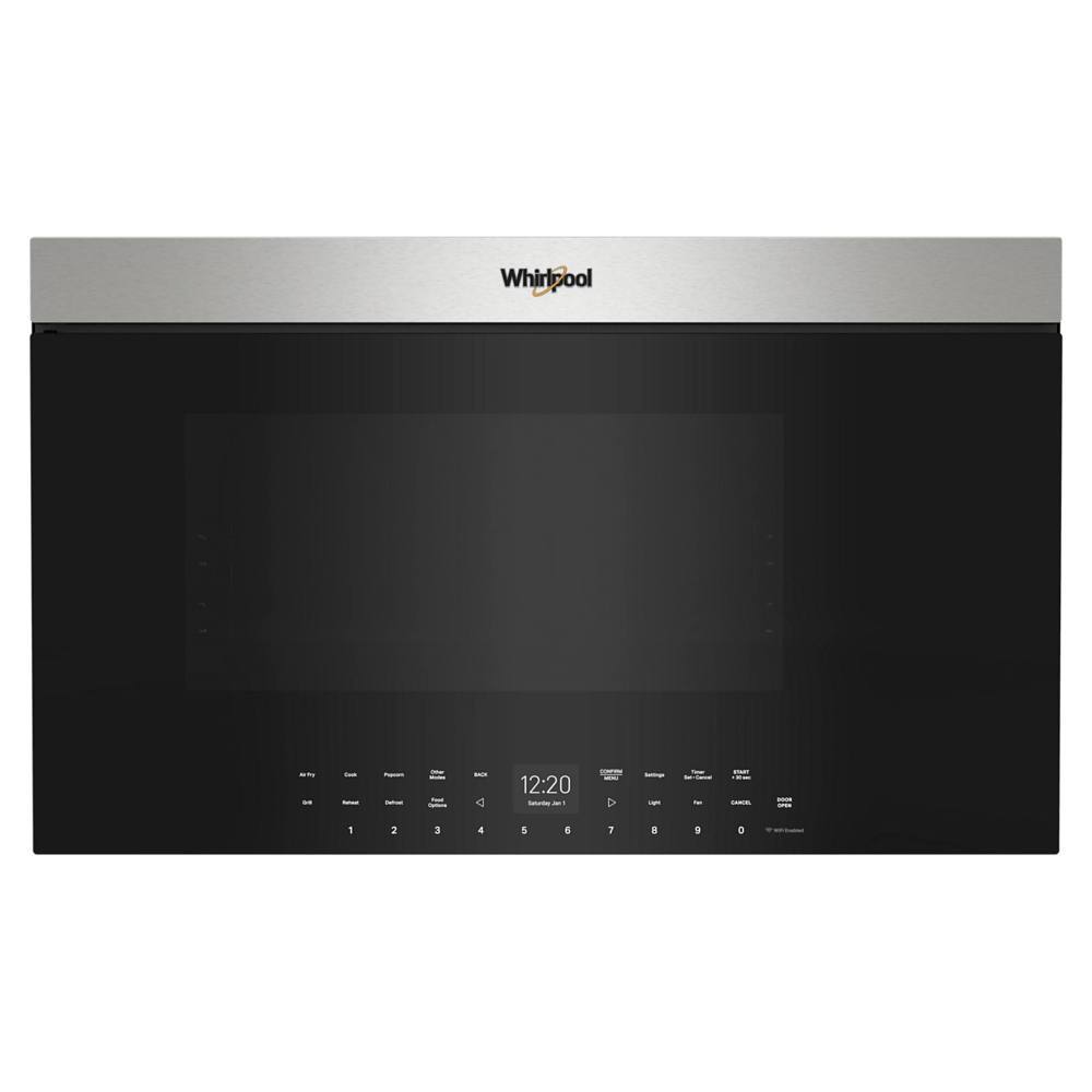 Whirlpool 1.1 Cu.ft. Over The Range Convertible Microwave With Air Fry, Flush Design, Stainless Steel