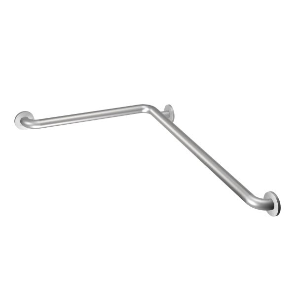 Moen Home Care 24 X 36 In. Peened L-Shaped Grab Bar