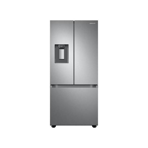 Samsung 30 in. 22 cu. ft. Standard Depth Fingerprint Resistant Stainless Steel 3-Door French Door Smart Refrigerator w/Dispenser