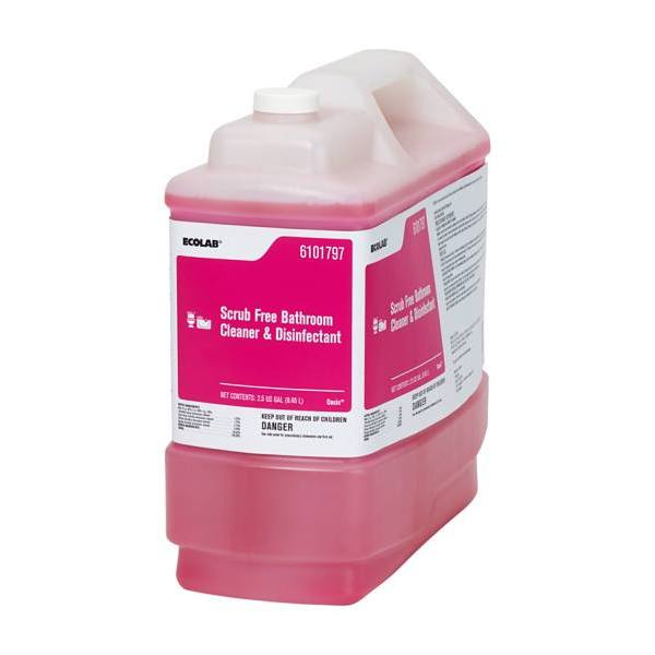 Ecolab Scrub Free Bathroom Cleaner & Disinfectant 2.5 Gal
