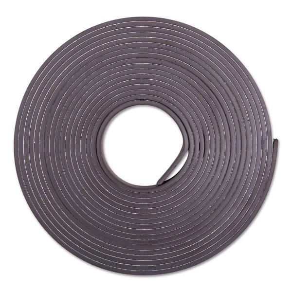Zeus Adhesive-Backed Magnetic Tape 0.5" X 10 Ft Black