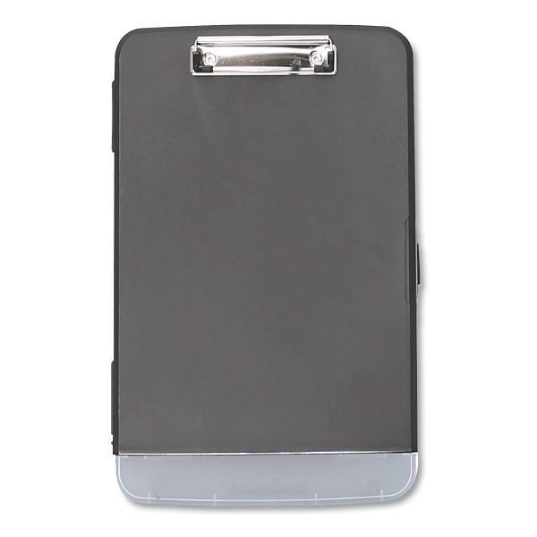 Universal Storage Clipboard-Pen Compartment 0.5" 8.5x11 Sheets Black