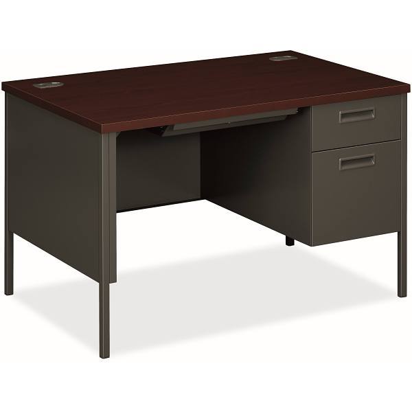Hon Metro Classic Pedestal Desk 48"X30"X29.5" Charcoal
