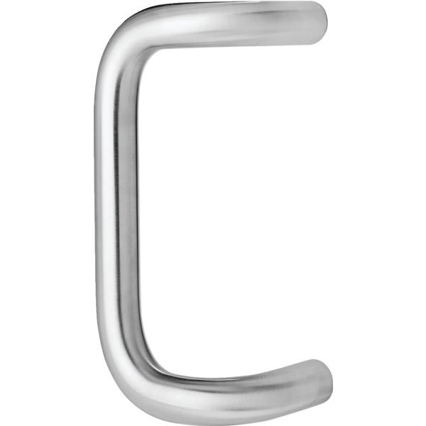 Rockwood 10 In Aluminum Offset Single Bar Set (Satin Chrome)