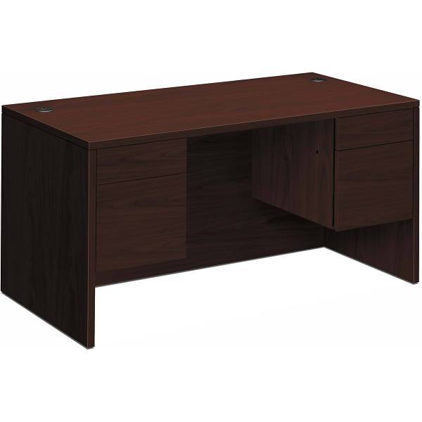 Hon 10500 Double Pedestal Desk 60"X30"X29.5" Mahogany