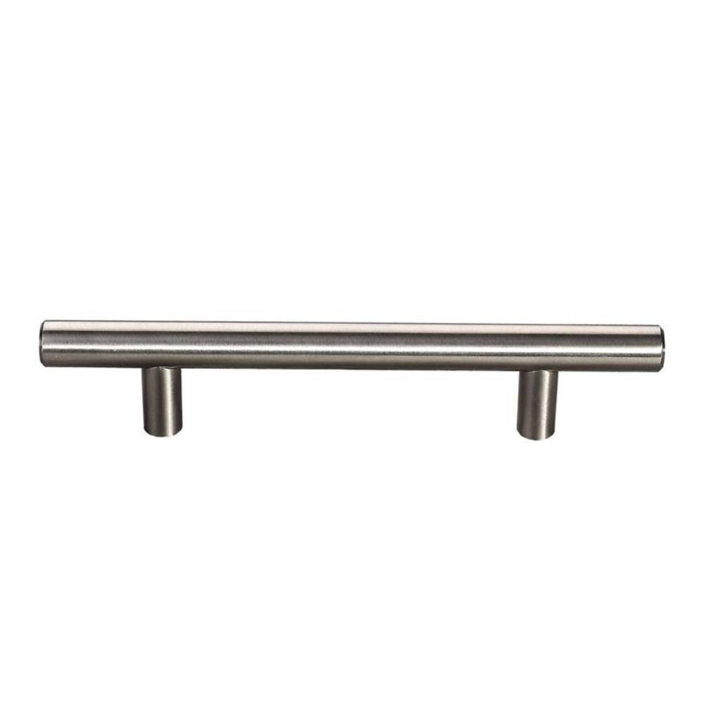 Seasons 3.75 In. Center-To-Center 6 In. Length T-Bar Brushed Nickel Drawer Pull, 10-Pack